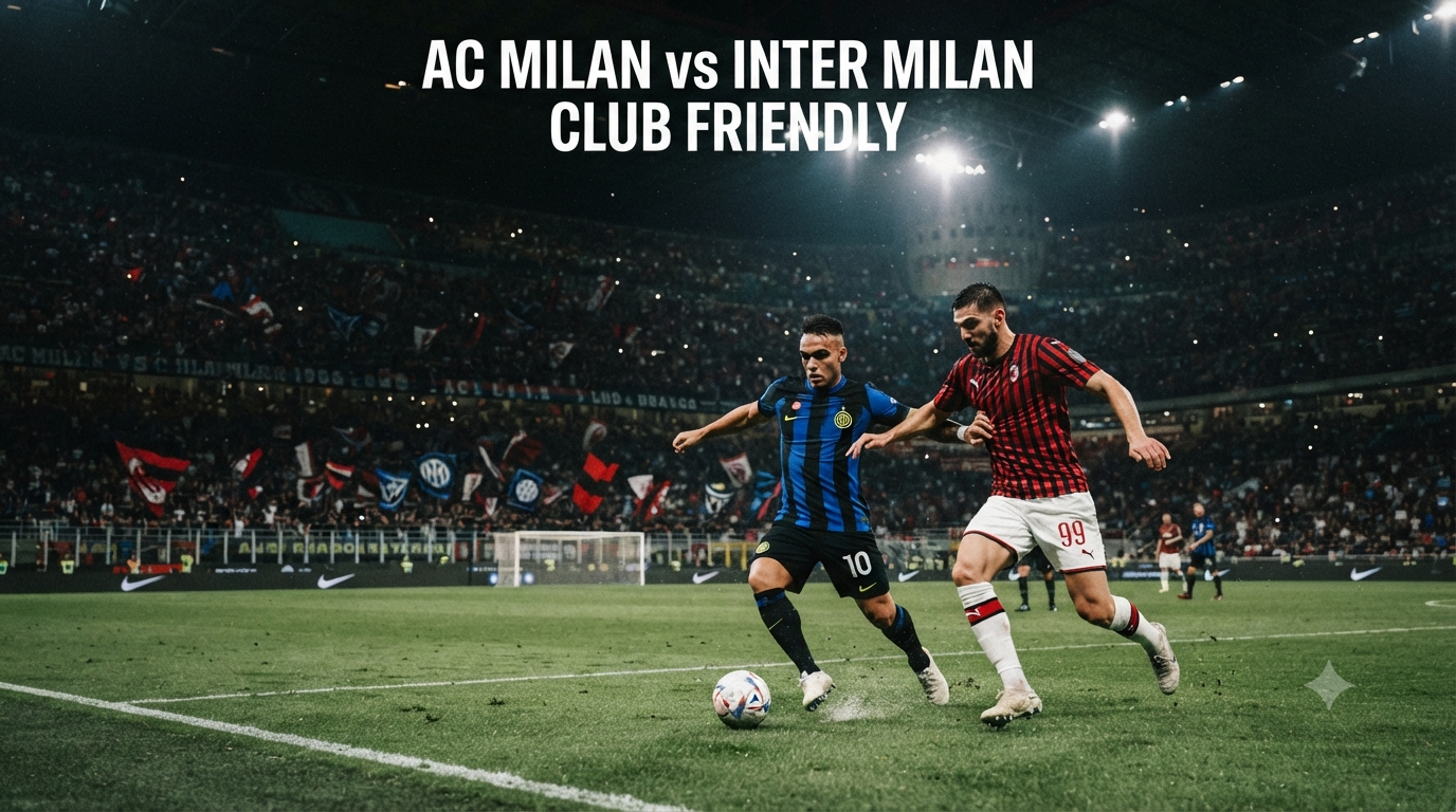 Score808 Hadirkan Keseruan Streaming AC Milan vs Inter Milan Club Friendly Sore Ini Pukul 18.00 WIB